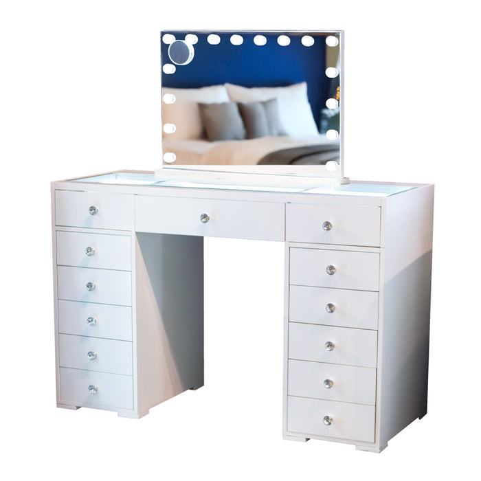 Erika hollywood dressing table bluetooth 120cm