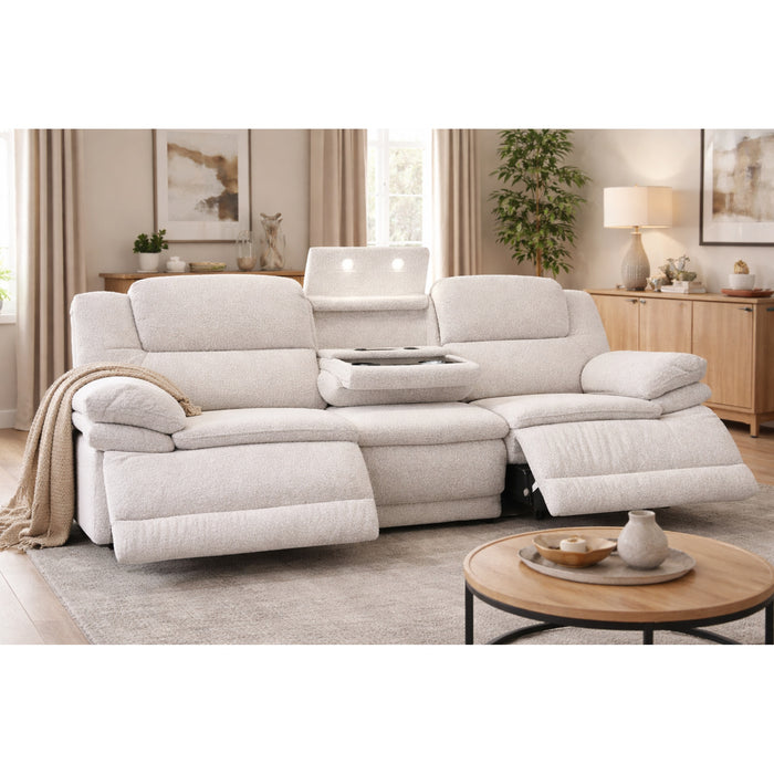 3+2 Seater Hampton Luxury Power Recliner Sofa Suite with Power Headrests & Lumbar Support