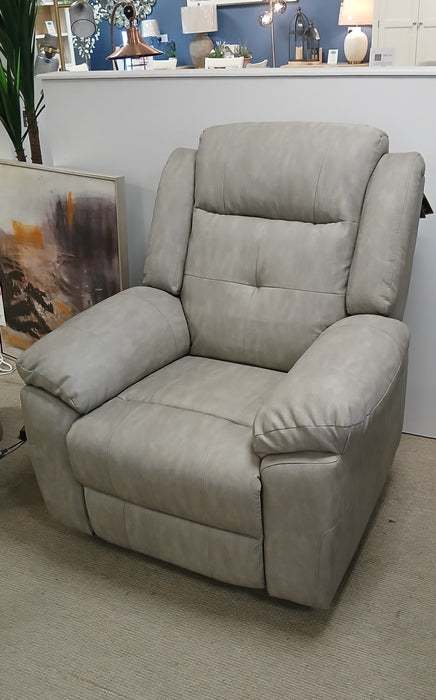 Montana Light Grey Lift And Rise Motorised Reclining Chair