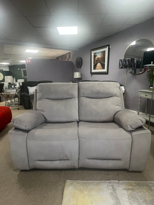 New York 2 seater Manual Recliner Sofa  Latte  ***Display Model***