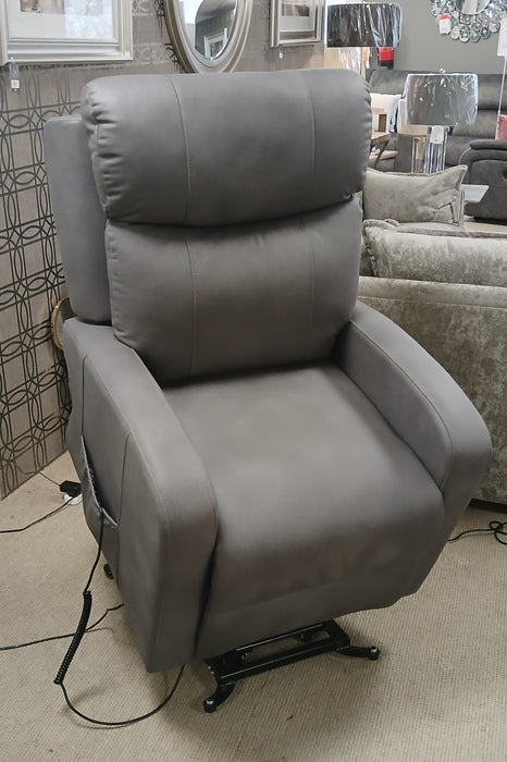 Poppy Grey Lift And Rise Motorised Reclining Chair