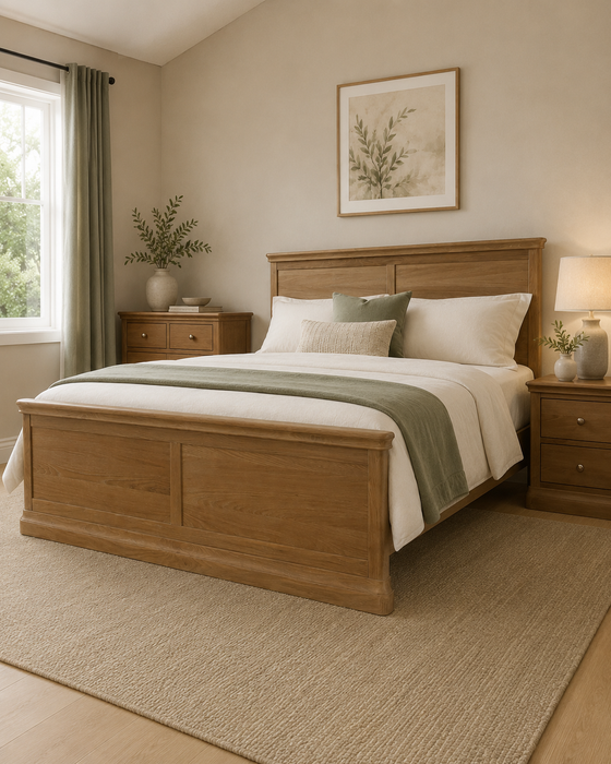 Toulouse Solid Oak Bedframe