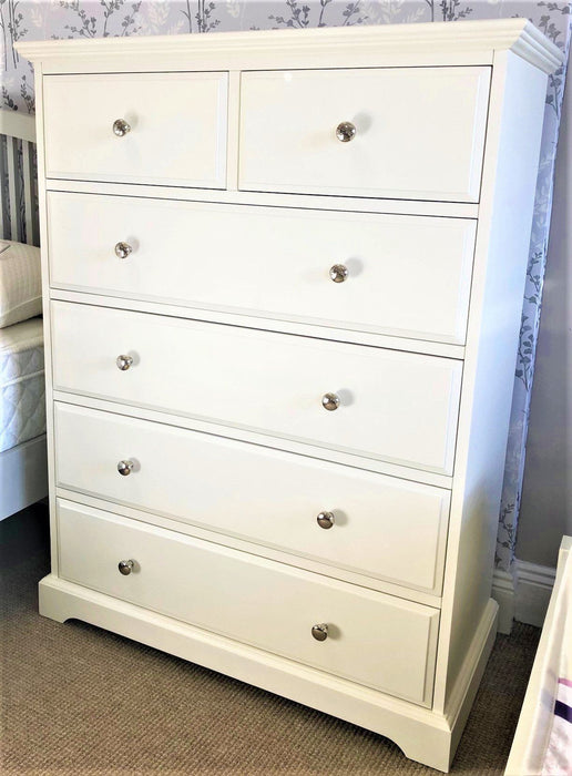 DOVER IVORY 4+2 CHEST OF DRAWERS Chest of Drawers