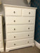 DOVER IVORY 4+2 CHEST OF DRAWERS Chest of Drawers