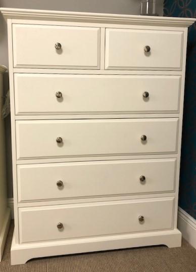 DOVER IVORY 4+2 CHEST OF DRAWERS Chest of Drawers