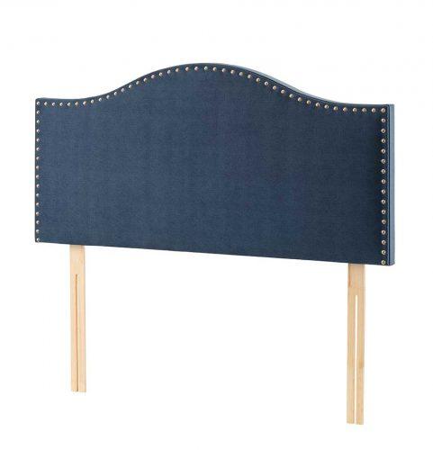 Studded upholstered store headboard