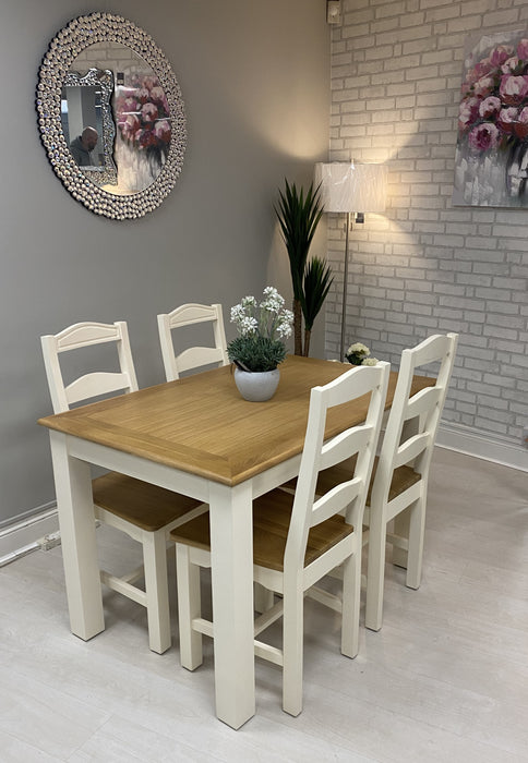 WILTSHIRE IVORY SMALL DINING SET