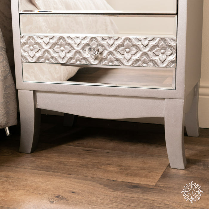 JADE MIRRORED BEDSIDE TABLE TH5194DS