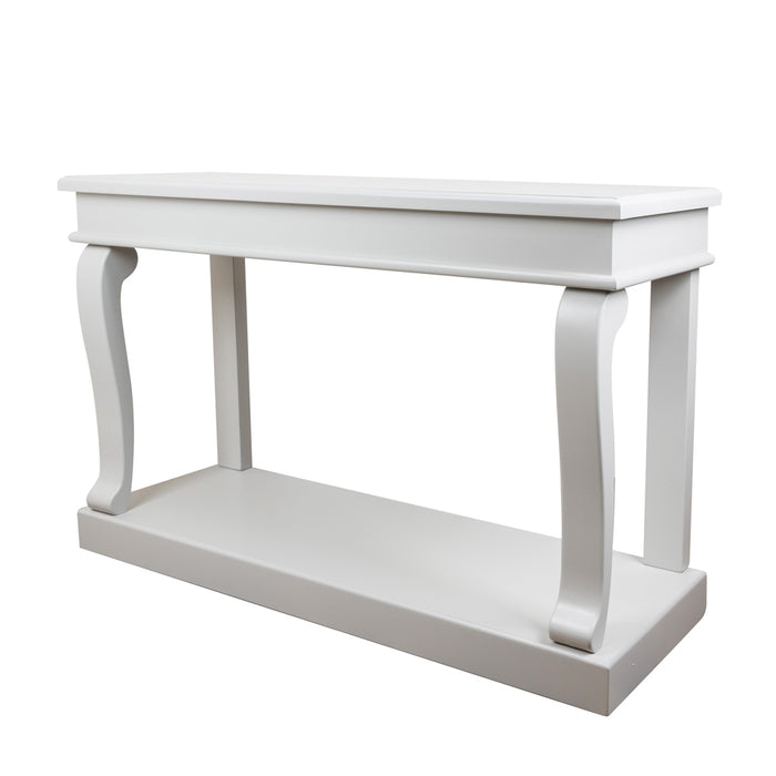 Scroll Console Table Ivory 130cm