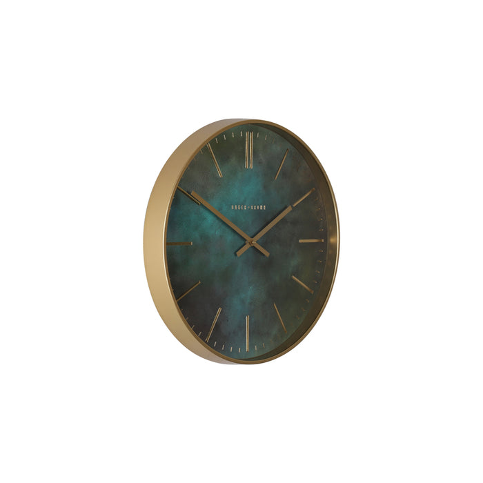 Baker And Brown Galaxy Clock Blue 40cm