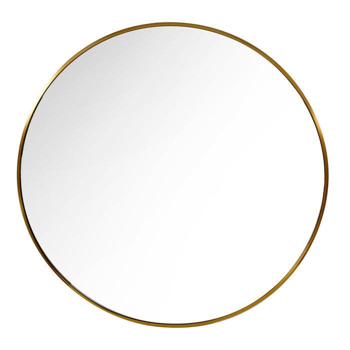 Modena Round Wall Mirror Gold 90cm