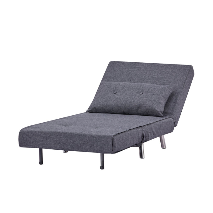 Haru Single Sofa Bed Cygent Grey