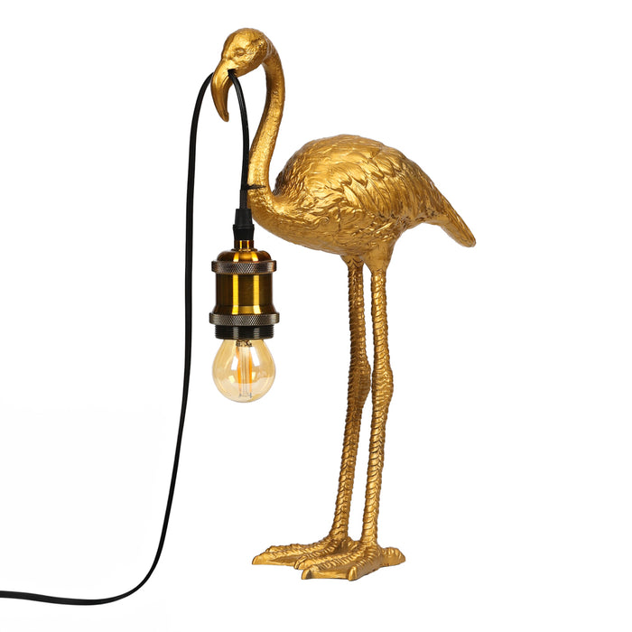 Flamingo Lamp Gold 59cm
