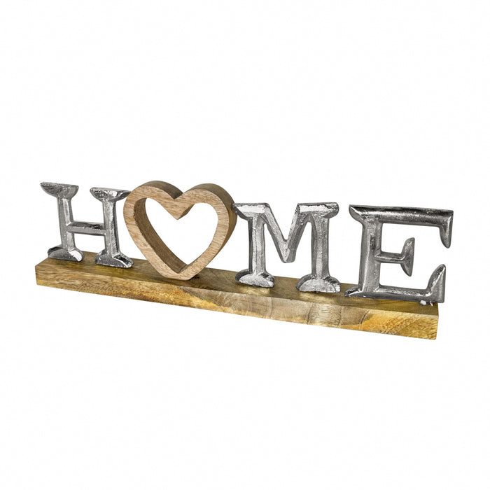 Home Sign Silver 12 X 43cm