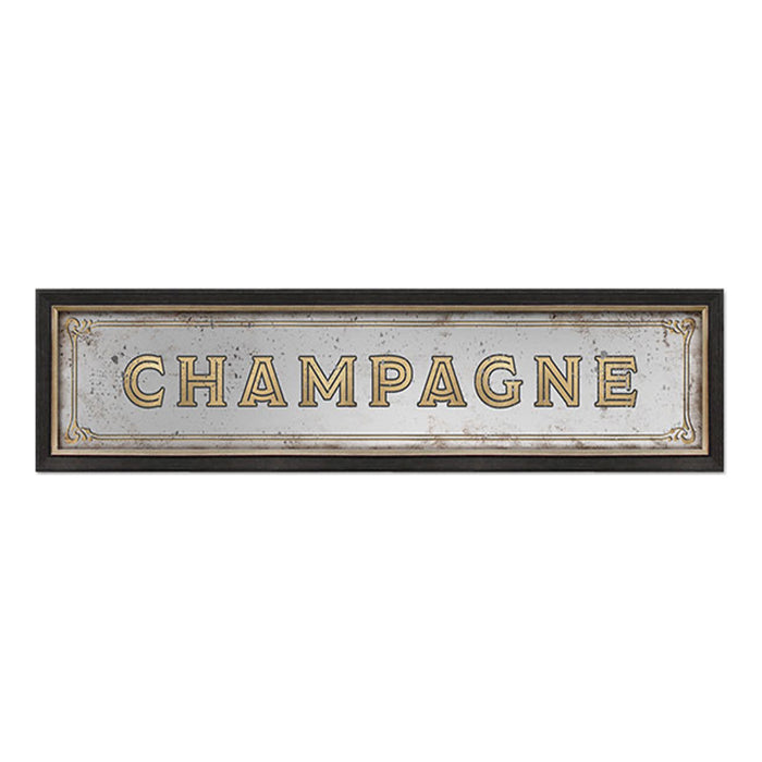 Mirror Sign Champagne 97 X 22cm