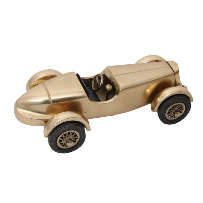 Racing Car Antique Gold 22cm