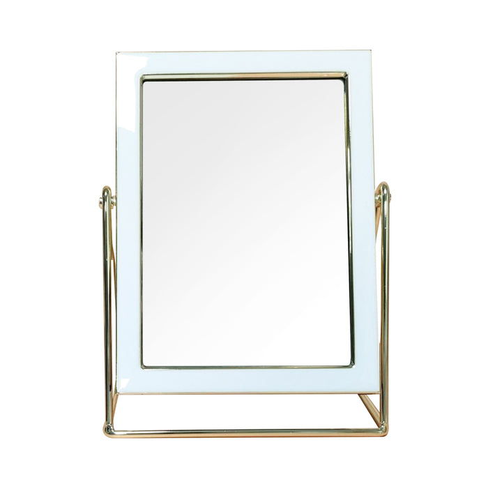Ella Vanity Mirror Octagon White/gold 5 X 7