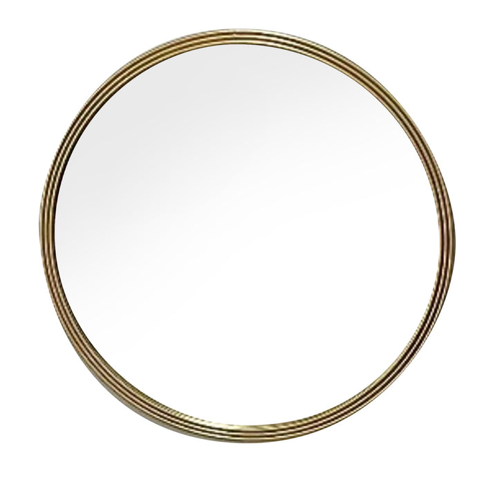 Odessa Round Mirror Gold 90cm